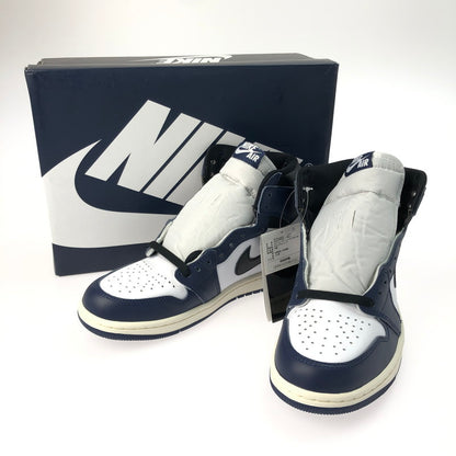 【中古美品】【メンズ】 NIKE ナイキ AIR JORDAN 1 RETRO HIGH OG DZ5485-401 エアジョーダン 1 レトロ ハイ オリジナル スニーカー 靴 160-250221-na-07-tag サイズ：25.5cm US 7.5 カラー：MIDNIGHT NAVY/BLACK-WHITE-SAIL 万代Net店