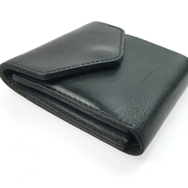 【中古品】【メンズ】 Hender Scheme エンダースキーマ FLAP WALLET フラップウォレット 三つ折り財布 コンパクトウォレット 200-250225-yk-10-tag カラー：ブラック 万代Net店