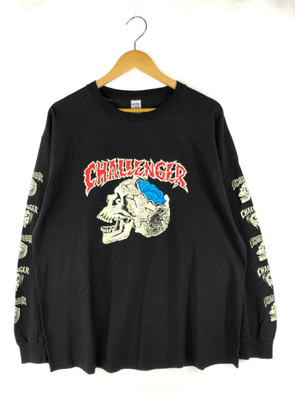 【中古品】【メンズ】 CHALLENGER チャレンジャー ZOMBIE SKULL L/S TEE ゾンビ スカル ロングスリーブTシャツ 長袖Tシャツ 142-250222-hi-05-tag サイズ：XL カラー：ブラック 万代Net店