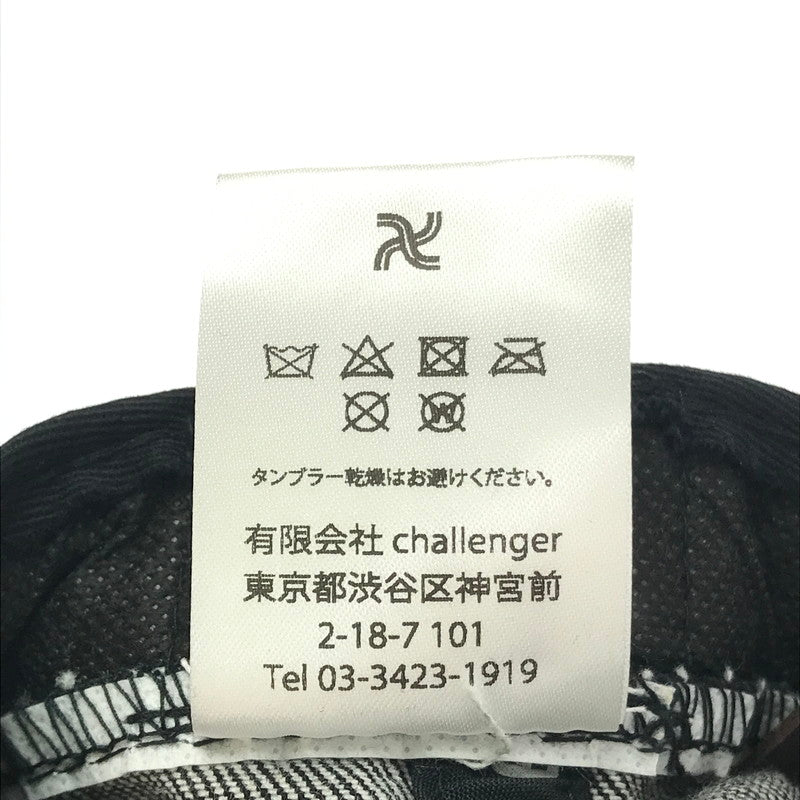 【中古美品】【メンズ】 CHALLENGER チャレンジャー 24SS DENIM LOGO CAP CLG-AC 024-020 デニム ロゴキャップ 帽子 185-250225-yk-04-tag サイズ：F カラー：インディゴ 万代Net店