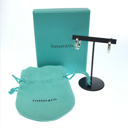 【中古品】【レディース】 TIFFANY&Co. ティファニー 1837 ナロー フープ ピアス 60013224 ピアス アクセサリー 182-250225-yk-07-tag サイズ：SMALL カラー：シルバー 万代Net店