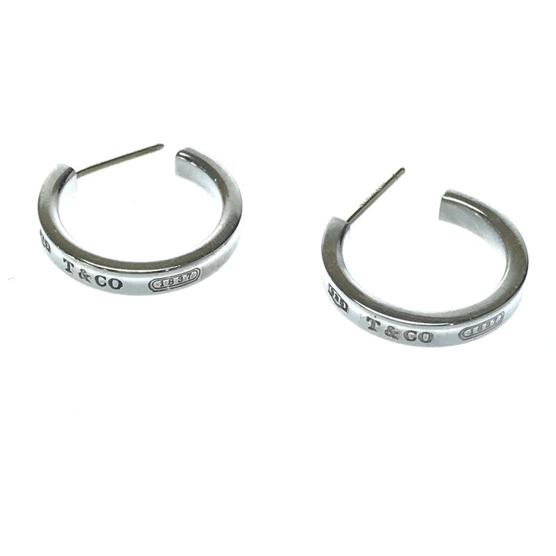 【中古品】【レディース】 TIFFANY&Co. ティファニー 1837 ナロー フープ ピアス 60013224 ピアス アクセサリー 182-250225-yk-07-tag サイズ：SMALL カラー：シルバー 万代Net店