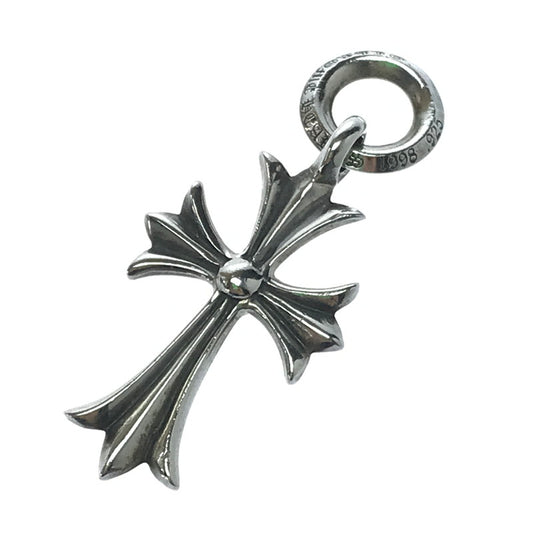 【中古品】【メンズ】 CHROME HEARTS クロムハーツ TINY CH CROSS CHARM タイニー CH クロスチャーム アクセサリー ペンダントトップ 190-250225-yk-08-tag カラー：シルバー 万代Net店