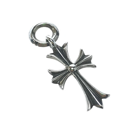 【中古品】【メンズ】 CHROME HEARTS クロムハーツ TINY CH CROSS CHARM タイニー CH クロスチャーム アクセサリー ペンダントトップ 190-250225-yk-08-tag カラー：シルバー 万代Net店