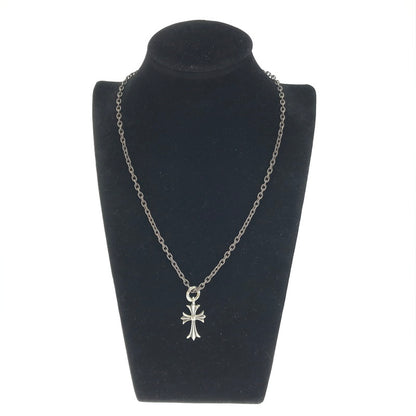 【中古品】【メンズ】 CHROME HEARTS クロムハーツ TINY CH CROSS CHARM タイニー CH クロスチャーム アクセサリー ペンダントトップ 190-250225-yk-08-tag カラー：シルバー 万代Net店