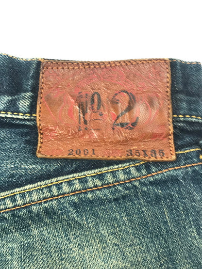 【現状渡し品】【メンズ】 EVISU エヴィス DENIM PANTS LOT2001 NO2 デニムパンツ カモメ ボトムス 156-250221-na-13-tag サイズ：35×35 カラー：インディゴ 万代Net店