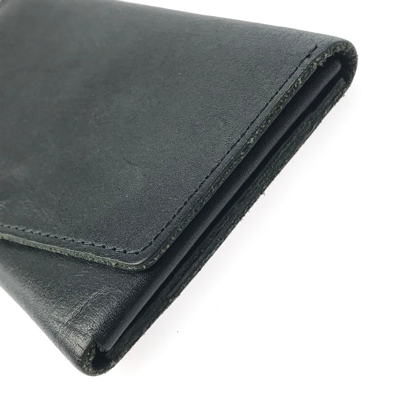 【中古品】【メンズ】  STATUSY ステータシー IL MODO WALLET イルモード ウォレット レザー 長財布 200-250225-yk-11-tag カラー：ブラック 万代Net店