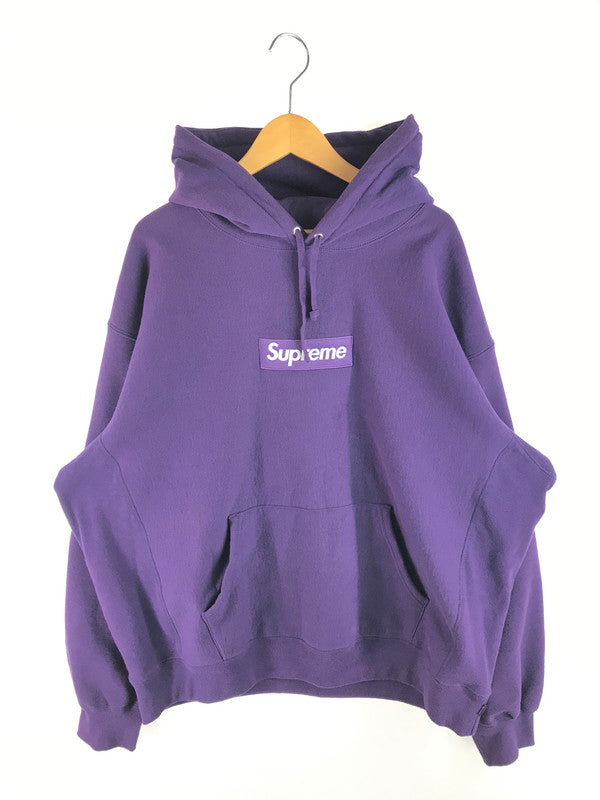 【中古美品】【メンズ】 Supreme シュプリーム 23AW BOX LOGO HOODED SWEATSHIRT ボックスロゴ フーデッドスウェットシャツ パーカー 149-250807-hi-06-tag サイズ：XXL カラー：パープル 万代Net店