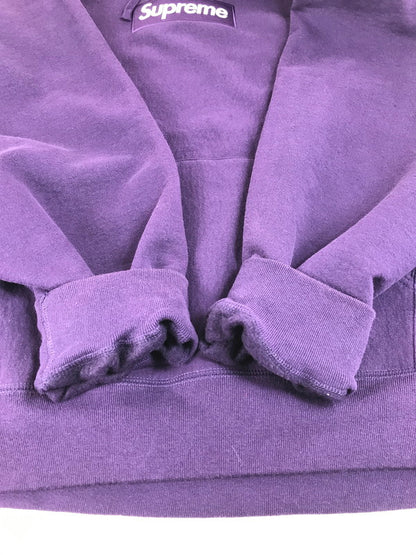 【中古美品】【メンズ】 Supreme シュプリーム 23AW BOX LOGO HOODED SWEATSHIRT ボックスロゴ フーデッドスウェットシャツ パーカー 149-250807-hi-06-tag サイズ：XXL カラー：パープル 万代Net店