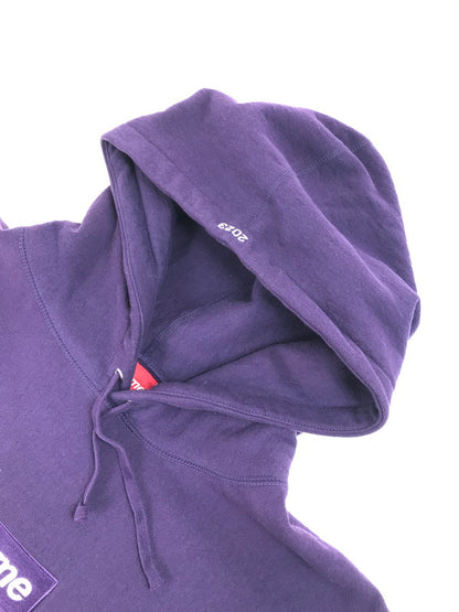 【中古美品】【メンズ】 Supreme シュプリーム 23AW BOX LOGO HOODED SWEATSHIRT ボックスロゴ フーデッドスウェットシャツ パーカー 149-250807-hi-06-tag サイズ：XXL カラー：パープル 万代Net店