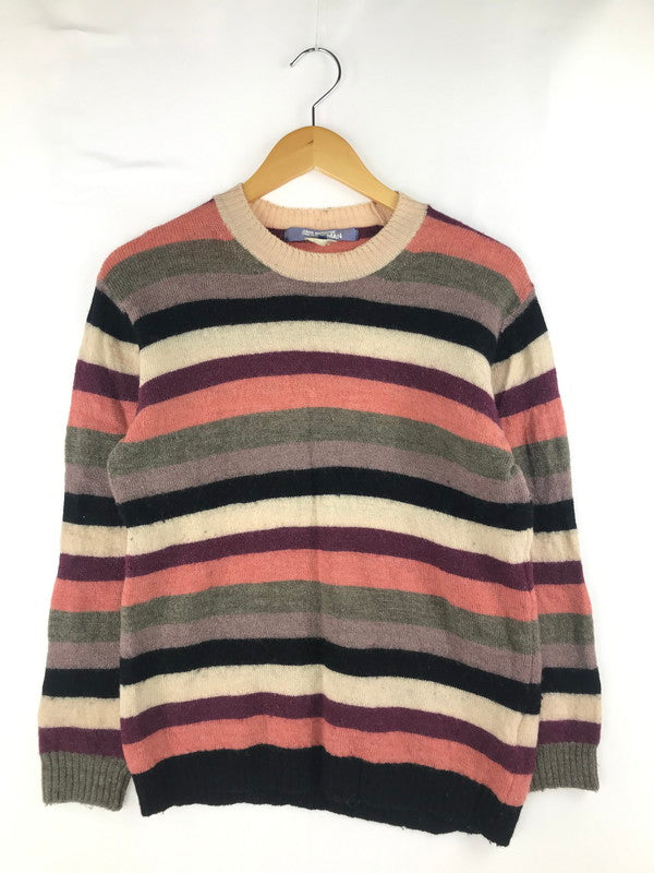 【中古品】【メンズ】 JUNYA WATANABE COMME des GARCONS MAN ジュンヤワタナベコムデギャルソンマン WOOL MOHEA BORDER KNIT SWEATER WL-N012 ウールモヘア ボーダーニット セーター 140-250226-hi-18-tag サイズ：M カラー：マルチカラー 万代Net店