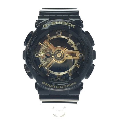 【中古美品】【メンズ】 CASIO カシオ G-SHOCK ANALOG-DIGITAL 110 SERIES GA-110GB-1AJF ジーショック アナデジ 110シリーズ クォーツ 腕時計 196-250225-yk-20-tag カラー：ブラック 万代Net店