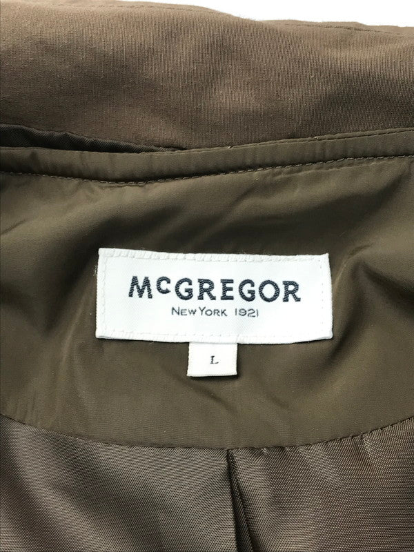 【中古品】【メンズ】 McGregor マックレガー 3WAY SOUTIEN COLLAR COAT 311123602 中綿ライナー付きステンカラーコート アウター 169-250308-hi-29-tag サイズ：L カラー：ブラウン 万代Net店