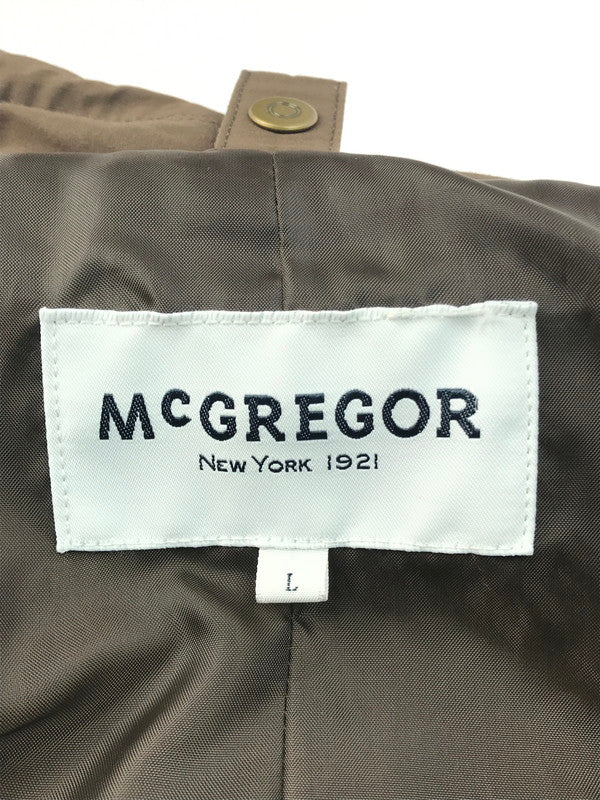 【中古品】【メンズ】 McGregor マックレガー 3WAY SOUTIEN COLLAR COAT 311123602 中綿ライナー付きステンカラーコート アウター 169-250308-hi-29-tag サイズ：L カラー：ブラウン 万代Net店