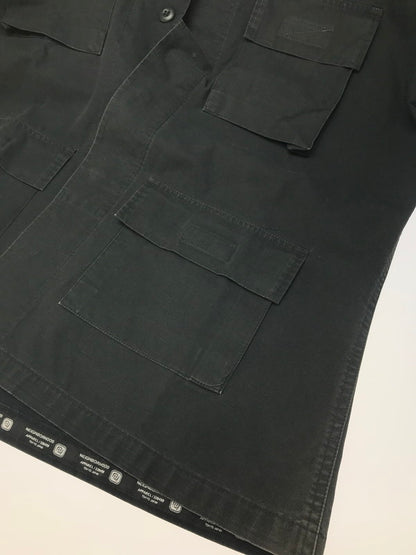 【中古品】【メンズ】 NEIGHBORHOOD ネイバーフッド 90’s S/S MILITARY SHIRT 90年代 初期タグ ショートスリーブミリタリーシャツ 半袖シャツ 142-250226-hi-02-tag サイズ：L カラー：ブラック 万代Net店