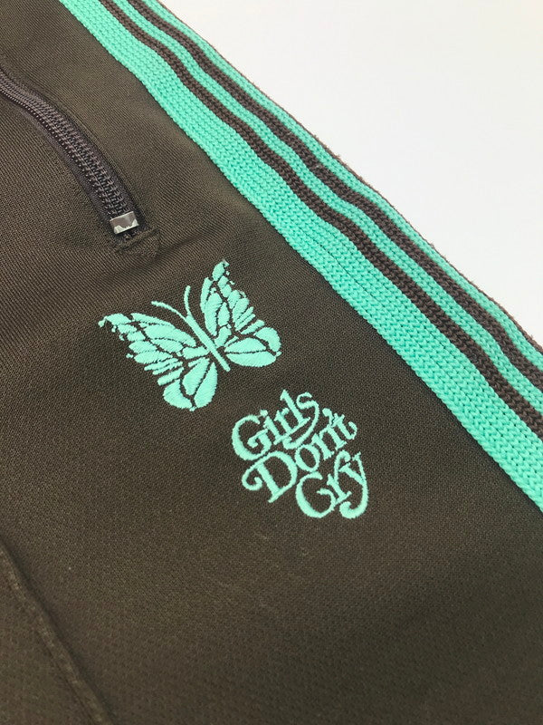 【中古品】【メンズ】 Needles ニードルス GIRLS DON’T CRY ガールズ ドント クライ 20AW TRACK PANTS HM411 トラックパンツ ボトムス 153-250221-na-19-tag サイズ：XS カラー：ブラウン 万代Net店