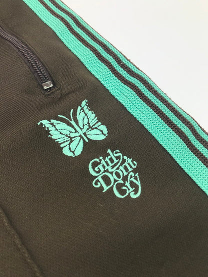【中古品】【メンズ】 Needles ニードルス GIRLS DON’T CRY ガールズ ドント クライ 20AW TRACK PANTS HM411 トラックパンツ ボトムス 153-250221-na-19-tag サイズ：XS カラー：ブラウン 万代Net店