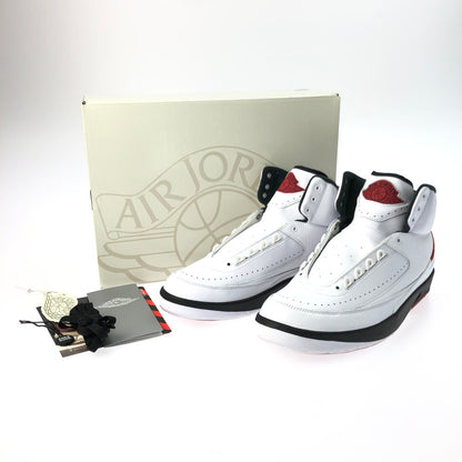 【中古美品】【メンズ】 NIKE ナイキ AIR JORDAN 2 RETRO DX2454-106 エア ジョーダン 2 レトロ スニーカー 靴 160-250226-yk-33-tag サイズ：28.5cm/US10.5 カラー：WHITE/VARSITY RED-BLACK 万代Net店