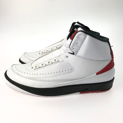 【中古美品】【メンズ】 NIKE ナイキ AIR JORDAN 2 RETRO DX2454-106 エア ジョーダン 2 レトロ スニーカー 靴 160-250226-yk-33-tag サイズ：28.5cm/US10.5 カラー：WHITE/VARSITY RED-BLACK 万代Net店