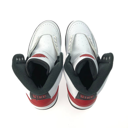 【中古美品】【メンズ】 NIKE ナイキ AIR JORDAN 2 RETRO DX2454-106 エア ジョーダン 2 レトロ スニーカー 靴 160-250226-yk-33-tag サイズ：28.5cm/US10.5 カラー：WHITE/VARSITY RED-BLACK 万代Net店