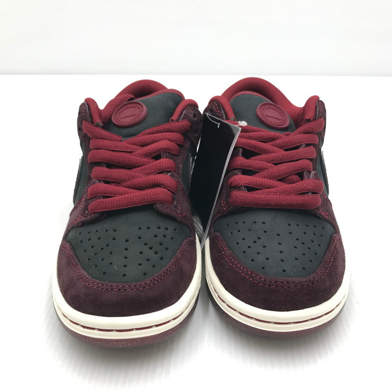 【中古美品】【レディース】 NIKE ナイキ SB エスビー ×RIOT SKATESHOP ライオット スケートショップ 別注 コラボ DUNK LOW PRO QS FZ1289-200 ダンクロー プロ QS スニーカー 靴 160-250307-yk-30-tag サイズ：23.5cm/US5 カラー：MAHOGANY AND TEAM RED 万代Net店