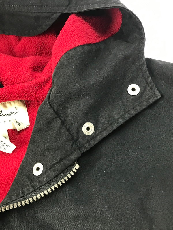 【中古品】【メンズ】 Eddie Bauer エディー・バウアー 90's MOUNTAIN PARKA 90年代 マウンテンパーカー 裏地フリース 白タグ アウター 144-250228-hi-27-tag サイズ：M カラー：ブラック 万代Net店