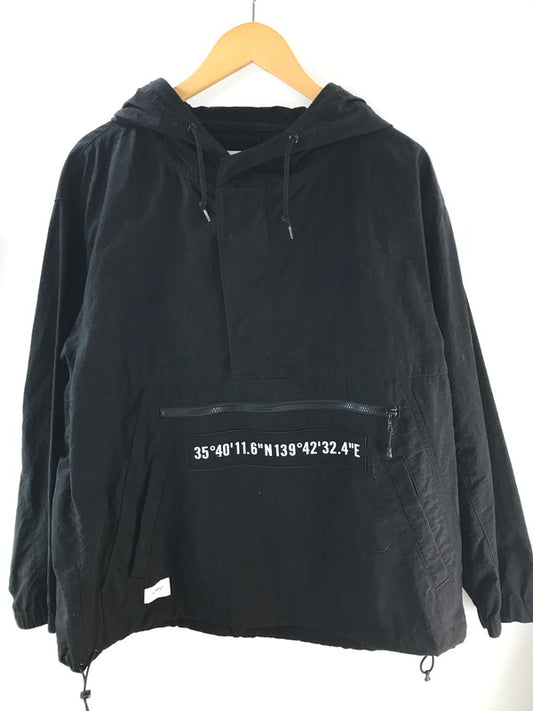 【中古品】【メンズ】 WTAPS ダブルタップス 19SS SBS JACKET NYLON OXFORD 191WVDT-JKM02 アノラックジャケット ナイロン オックスフォード ライトアウター 142-250228-hi-02-tag サイズ：02 カラー：ブラック 万代Net店