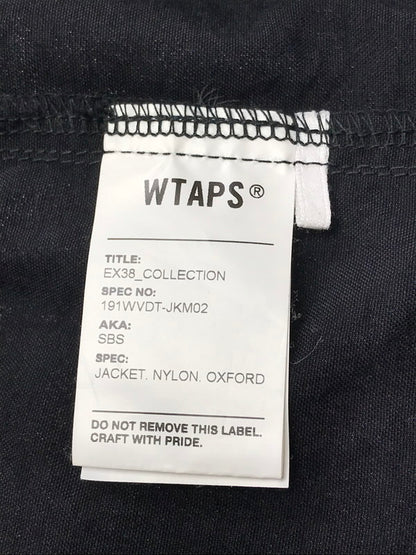 【中古品】【メンズ】 WTAPS ダブルタップス 19SS SBS JACKET NYLON OXFORD 191WVDT-JKM02 アノラックジャケット ナイロン オックスフォード ライトアウター 142-250228-hi-02-tag サイズ：02 カラー：ブラック 万代Net店