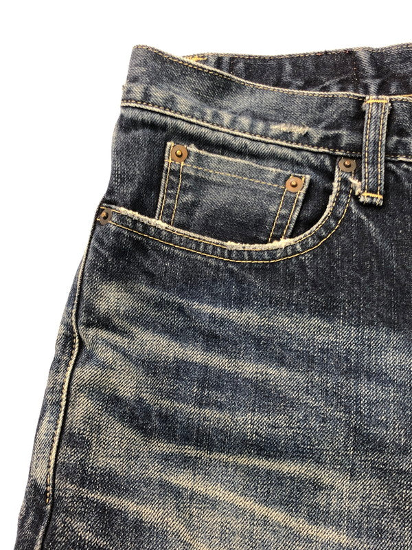 【中古品】【メンズ】 glamb グラム PATCH DENIM PANTS パッチデニムパンツ ジーンズ ボトムス 153-250228-ki-10-tag サイズ：3 カラー：インディゴ 万代Net店