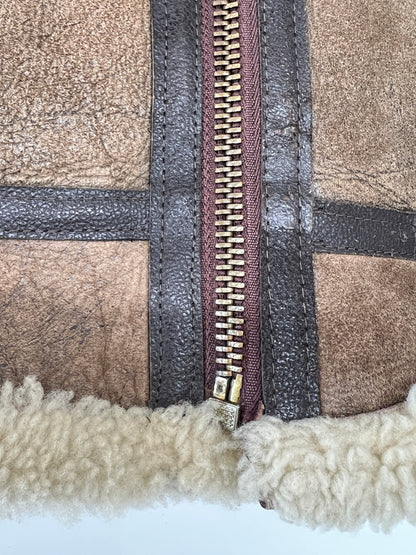 【中古品】【メンズ】 AVIREX アヴィレックス TYPE B-3 FLIGHT JACKET AC-17755 USA製 タイプ B-3 フライトジャケット アウター レザージャケット 145-260710-kk-08-hon サイズ：34 カラー：ブラウン 万代Net店