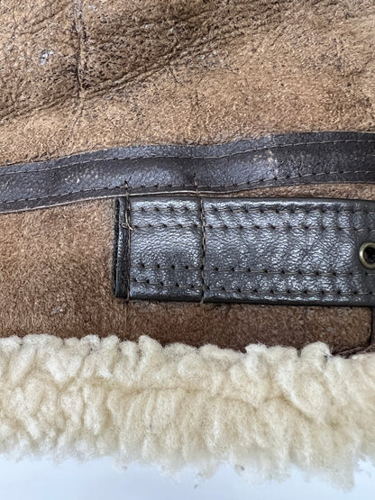 【中古品】【メンズ】 AVIREX アヴィレックス TYPE B-3 FLIGHT JACKET AC-17755 USA製 タイプ B-3 フライトジャケット アウター レザージャケット 145-260710-kk-08-hon サイズ：34 カラー：ブラウン 万代Net店