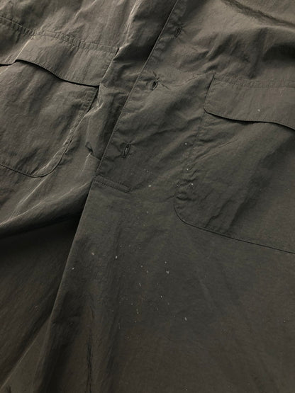 【中古品】【メンズ】 PSEUDOS シュードス NYLON SHIRTS 221PSE005 ナイロンシャツ 長袖シャツ トップス 147-250227-ki-10-tag サイズ：2 カラー：ブラック 万代Net店