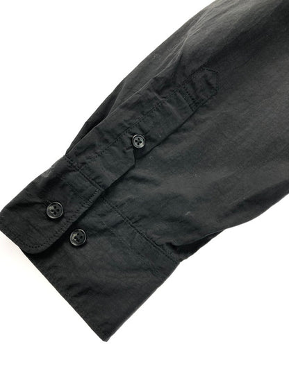 【中古品】【メンズ】 PSEUDOS シュードス NYLON SHIRTS 221PSE005 ナイロンシャツ 長袖シャツ トップス 147-250227-ki-10-tag サイズ：2 カラー：ブラック 万代Net店