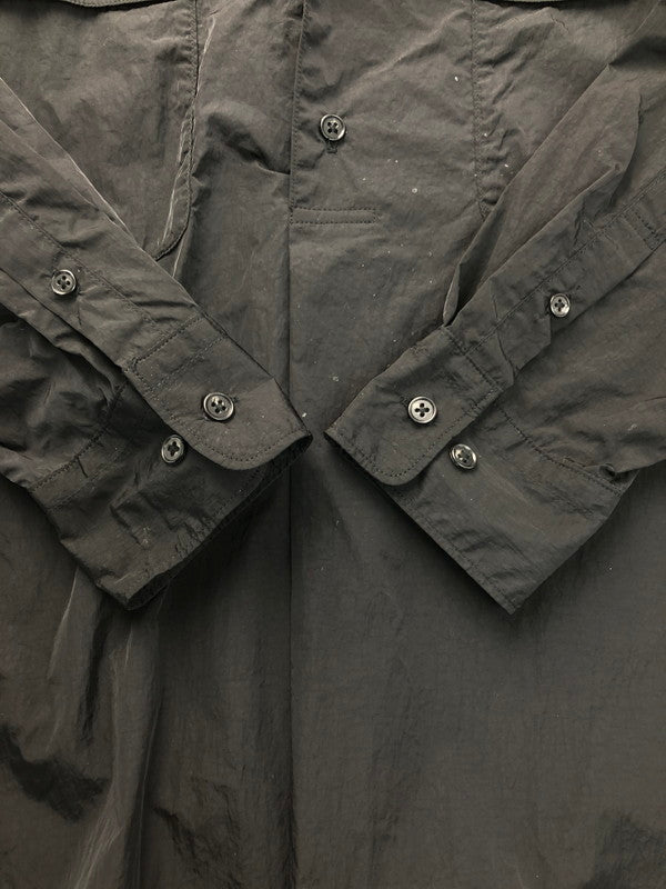 【中古品】【メンズ】 PSEUDOS シュードス NYLON SHIRTS 221PSE005 ナイロンシャツ 長袖シャツ トップス 147-250227-ki-10-tag サイズ：2 カラー：ブラック 万代Net店