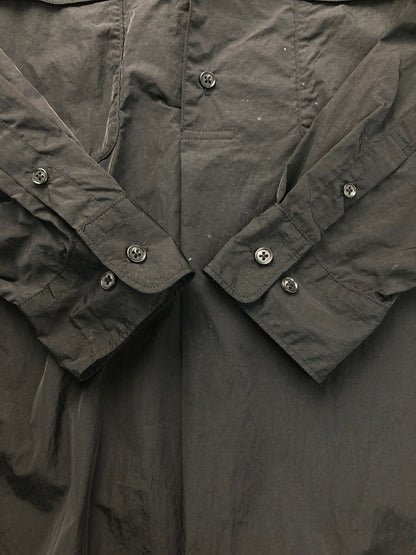 【中古品】【メンズ】 PSEUDOS シュードス NYLON SHIRTS 221PSE005 ナイロンシャツ 長袖シャツ トップス 147-250227-ki-10-tag サイズ：2 カラー：ブラック 万代Net店