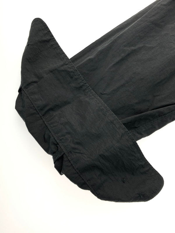 【中古品】【メンズ】 PSEUDOS シュードス NYLON SHIRTS 221PSE005 ナイロンシャツ 長袖シャツ トップス 147-250227-ki-10-tag サイズ：2 カラー：ブラック 万代Net店