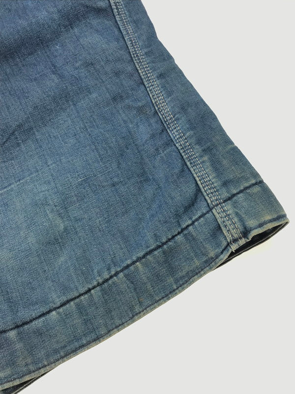 【中古品】【メンズ】  MONTGOMERY WARD モンゴメリーワード 60's-70's BLANKET LINER DENIM COVERALLS 60-70年代 ブランケットライナー デニムカバーオール デニムジャケット 茶タグ アウター 146-250228-hi-21-tag サイズ：48 カラー：インディゴ 万代Net店