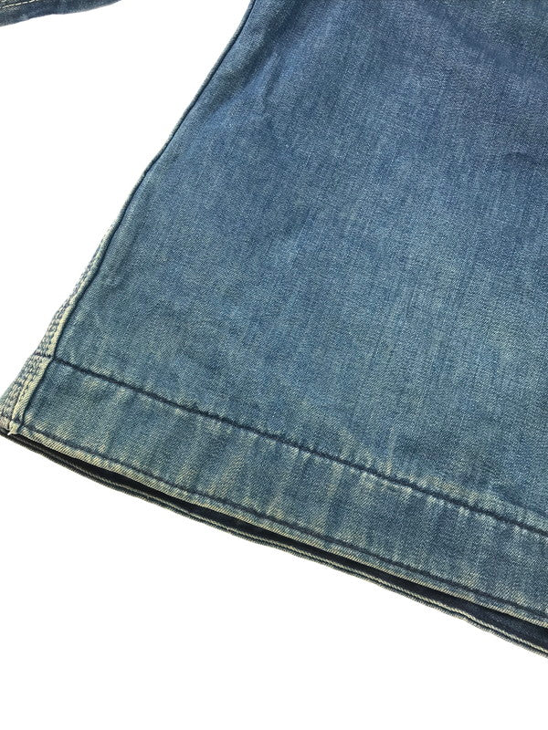 【中古品】【メンズ】  MONTGOMERY WARD モンゴメリーワード 60's-70's BLANKET LINER DENIM COVERALLS 60-70年代 ブランケットライナー デニムカバーオール デニムジャケット 茶タグ アウター 146-250228-hi-21-tag サイズ：48 カラー：インディゴ 万代Net店