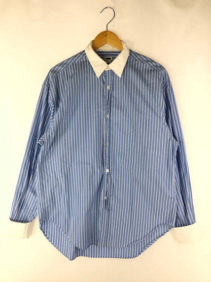 【中古品】【メンズ】 H BEAUTY＆YOUTH UNITED ARROWS エイチ ビューティアンドユースユナイテッドアローズ STRIPE L/S SHIRTS 1211-250-7489 ストライプ ロングスリーブシャツ 長袖シャツ トップス 147-250227-ki-09-tag サイズ：M カラー：ブルー 万代Net店