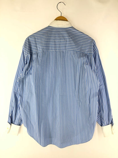 【中古品】【メンズ】 H BEAUTY＆YOUTH UNITED ARROWS エイチ ビューティアンドユースユナイテッドアローズ STRIPE L/S SHIRTS 1211-250-7489 ストライプ ロングスリーブシャツ 長袖シャツ トップス 147-250227-ki-09-tag サイズ：M カラー：ブルー 万代Net店