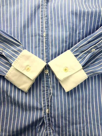 【中古品】【メンズ】 H BEAUTY＆YOUTH UNITED ARROWS エイチ ビューティアンドユースユナイテッドアローズ STRIPE L/S SHIRTS 1211-250-7489 ストライプ ロングスリーブシャツ 長袖シャツ トップス 147-250227-ki-09-tag サイズ：M カラー：ブルー 万代Net店