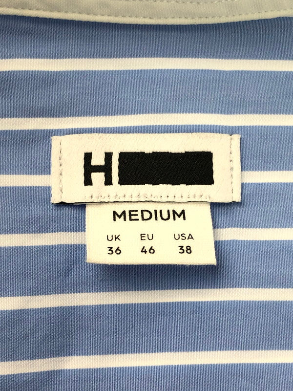 【中古品】【メンズ】 H BEAUTY＆YOUTH UNITED ARROWS エイチ ビューティアンドユースユナイテッドアローズ STRIPE L/S SHIRTS 1211-250-7489 ストライプ ロングスリーブシャツ 長袖シャツ トップス 147-250227-ki-09-tag サイズ：M カラー：ブルー 万代Net店