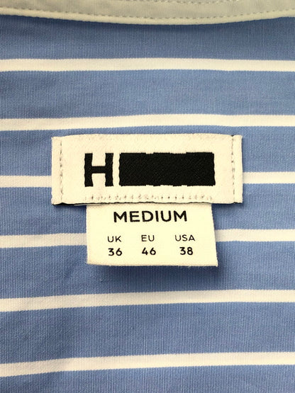 【中古品】【メンズ】 H BEAUTY＆YOUTH UNITED ARROWS エイチ ビューティアンドユースユナイテッドアローズ STRIPE L/S SHIRTS 1211-250-7489 ストライプ ロングスリーブシャツ 長袖シャツ トップス 147-250227-ki-09-tag サイズ：M カラー：ブルー 万代Net店