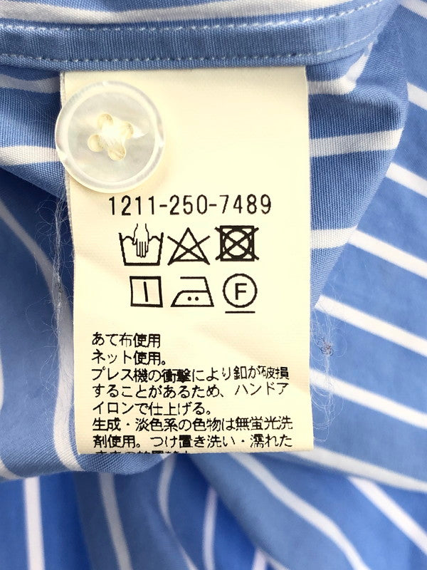 【中古品】【メンズ】 H BEAUTY＆YOUTH UNITED ARROWS エイチ ビューティアンドユースユナイテッドアローズ STRIPE L/S SHIRTS 1211-250-7489 ストライプ ロングスリーブシャツ 長袖シャツ トップス 147-250227-ki-09-tag サイズ：M カラー：ブルー 万代Net店