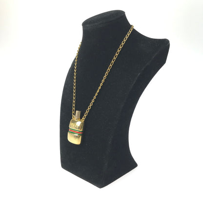 【中古品】【メンズ】 GUCCI グッチ VINTAGE PERFUME BOTTLE PENDANT ヴィンテージ パフュームボトル ペンダント イタリア製 ネックレス アクセサリー 182-250307-yk-09-tag カラー：ゴールド 万代Net店