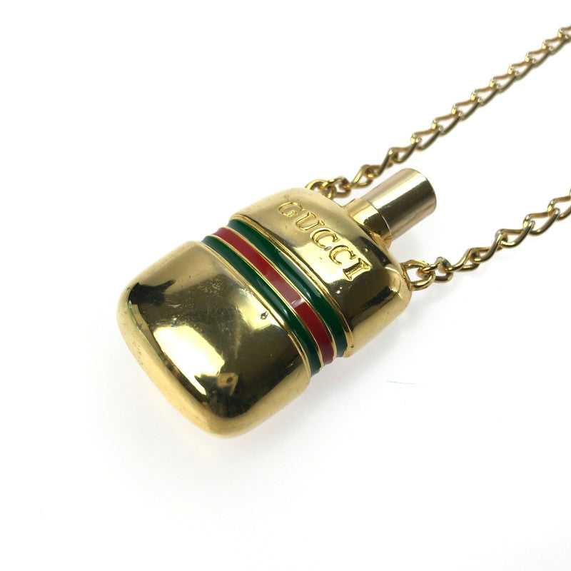 【中古品】【メンズ】 GUCCI グッチ VINTAGE PERFUME BOTTLE PENDANT ヴィンテージ パフュームボトル ペンダント イタリア製 ネックレス アクセサリー 182-250307-yk-09-tag カラー：ゴールド 万代Net店