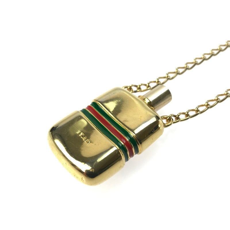 【中古品】【メンズ】 GUCCI グッチ VINTAGE PERFUME BOTTLE PENDANT ヴィンテージ パフュームボトル ペンダント イタリア製 ネックレス アクセサリー 182-250307-yk-09-tag カラー：ゴールド 万代Net店