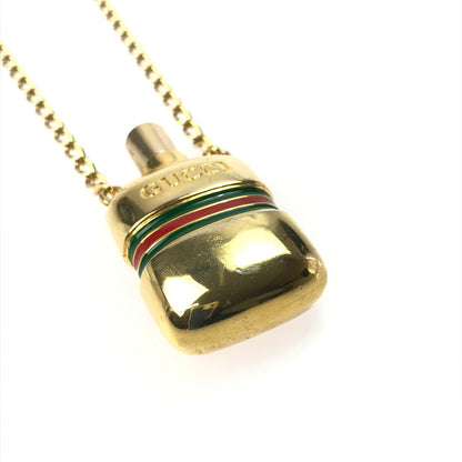 【中古品】【メンズ】 GUCCI グッチ VINTAGE PERFUME BOTTLE PENDANT ヴィンテージ パフュームボトル ペンダント イタリア製 ネックレス アクセサリー 182-250307-yk-09-tag カラー：ゴールド 万代Net店