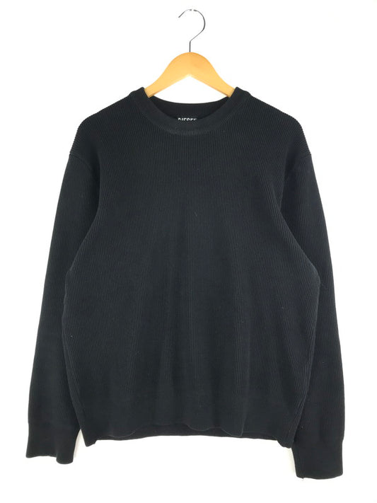 【中古品】【メンズ】 DIESEL ディーゼル K-ATHENSNEW KNIT ニット セーター トップス 141-250228-hi-13-tag サイズ：S カラー：ブラック 万代Net店