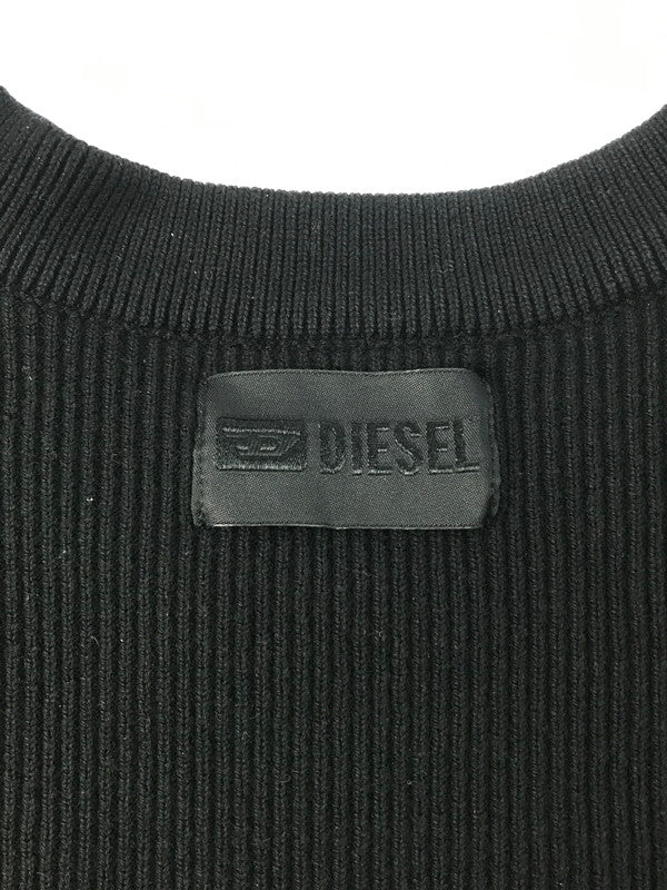 【中古品】【メンズ】 DIESEL ディーゼル K-ATHENSNEW KNIT ニット セーター トップス 141-250228-hi-13-tag サイズ：S カラー：ブラック 万代Net店